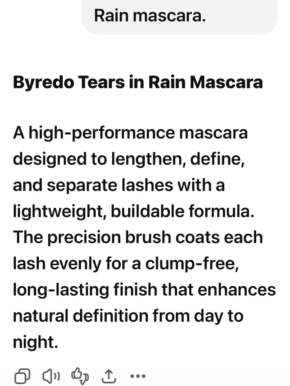 Byredo tears rain